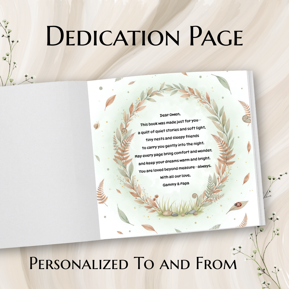 Personalized Bedtime Storybook – Sleepy Animal Nests