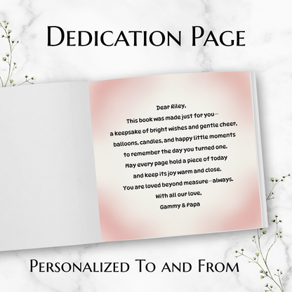 Personalized 1st Birthday Girl - Choose Hair & Skin Color (Copy)