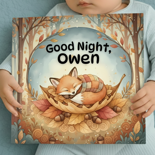 Personalized Bedtime Storybook – Sleepy Animal Nests